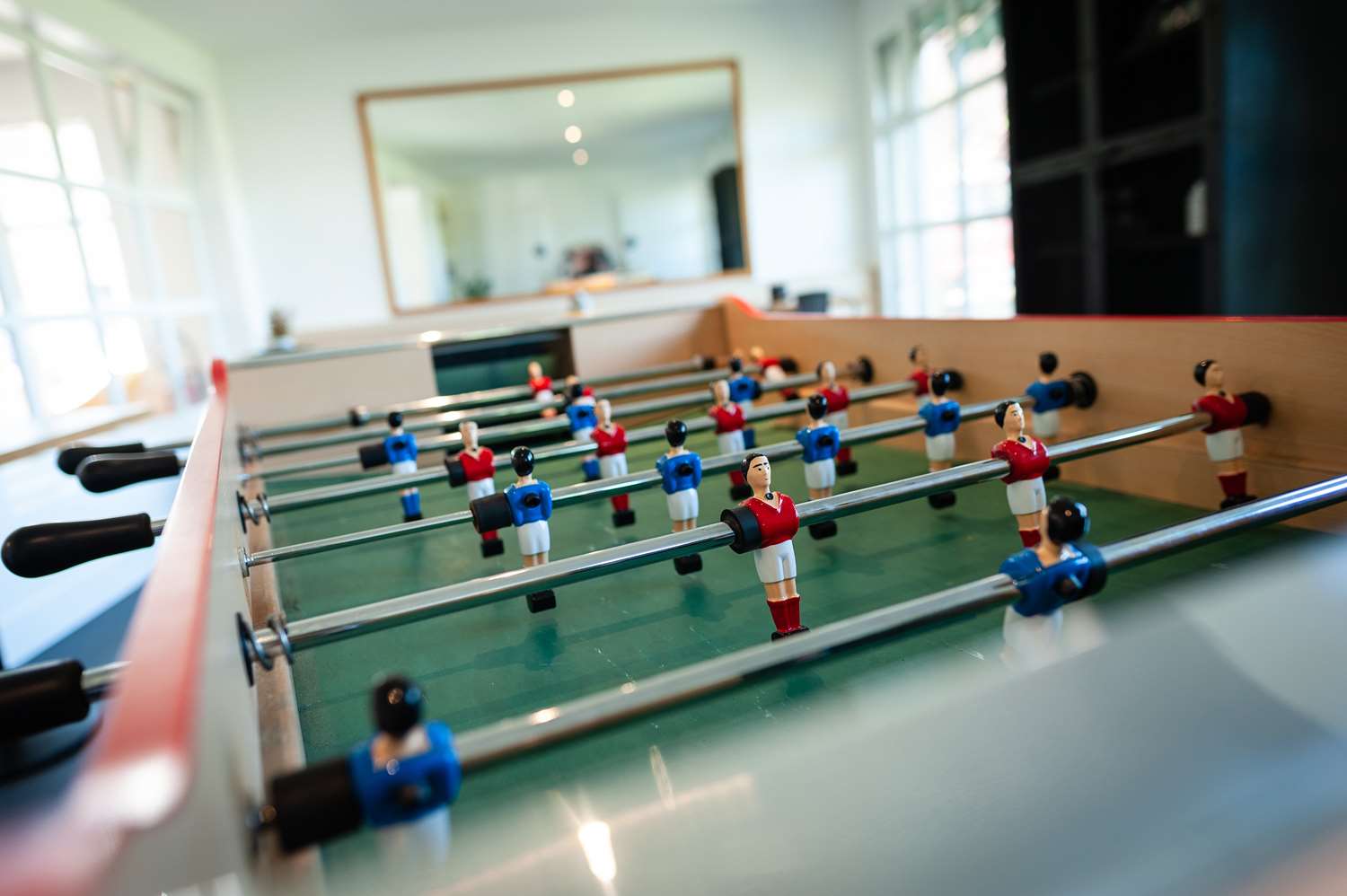 Baby-foot dans le hall