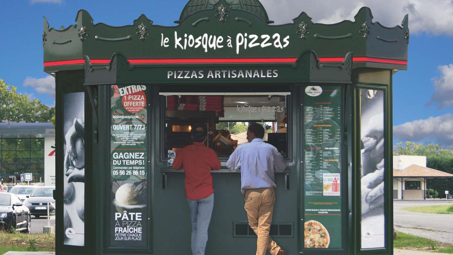 Kiosque à pizza